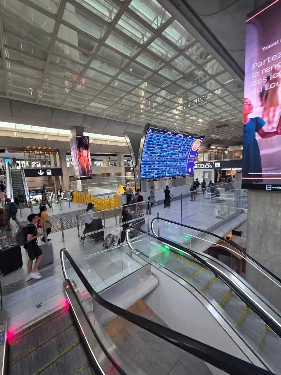 Inside Paris-Charles de Gaulle Airport